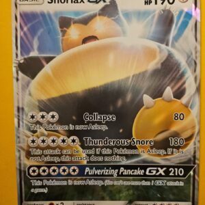 2017 Pokemon SM Promos Snorlax GX JUMBO #SM05 Full Art Holofoil