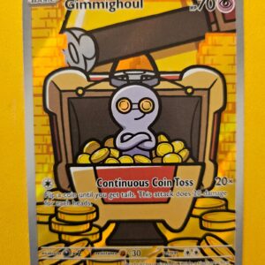 2023 Pokemon Paradox Rift Gimmighoul #198/182 Illustration Rare Holofoil