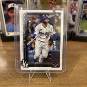 2025 Topps Update Series Dalton Rushing #US38 RC Rookie Los Angeles Dodgers