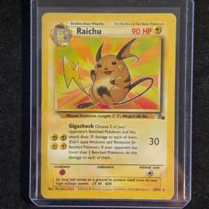 2000 Pokemon Fossil Raichu #29/62