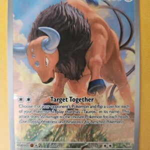2026 Pokemon CRI Tauros #096/086 Secret Rare Illustration Rare