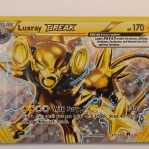 2016 Pokemon BREAKpoint Luxray BREAK #47/122 BREAK Holofoil
