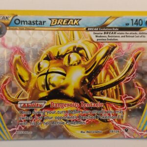 2016 Pokemon BREAKpoint Omastar BREAK #19/124 BREAK Holofoil