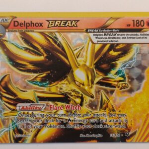 2016 Pokemon BREAKpoint Delphox BREAK #14/124 BREAK Holofoil