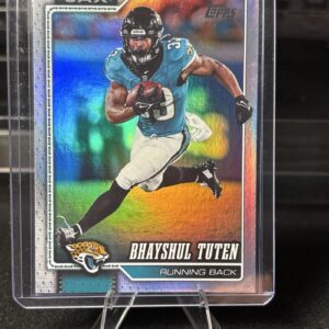 2026 Topps Bhayshul Tuten #91 Holofoil Refractor Jacksonville Jaguars RC