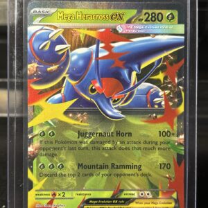 2025 Pokemon Prismatic Evolutions Mega Heracross ex #004/094 Holofoil