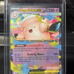 2025 Pokemon Paldean Fates Mega Clefable ex #031/088 Special Illustration Rare Holofoil