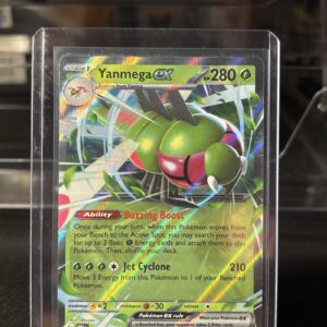 2024 Pokemon Paradox Rift Yanmega ex #003/182 Double Rare Holofoil