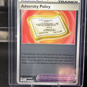 2026 Pokemon Crimson Rivals Adversity Policy #074/086 Trainer Pokemon Tool