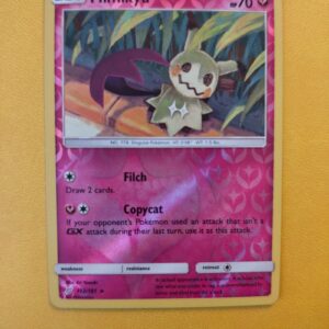 2019 Pokemon Team Up Mimikyu #112/181 Reverse Holofoil