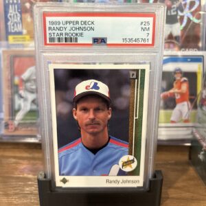 1989 Upper Deck Randy Johnson #25 Star Rookie RC PSA 7 NM