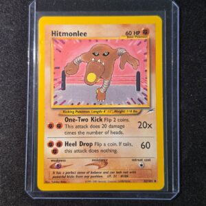 2000 Pokemon Neo Genesis Hitmonlee #42/105