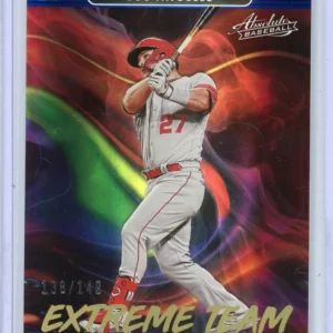 2022 Absolute Mike Trout LA Angels Blue Spectrum Extreme Team #138/149 🔥⚾😍