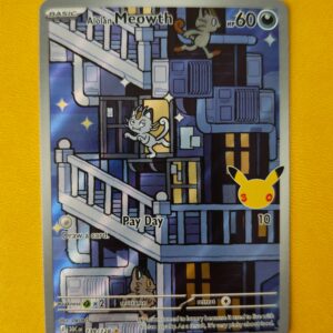 2026 Pokemon Alolan Meowth #139/128 Illustration Rare (30th Anniversary)